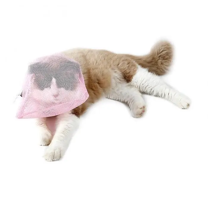 Pet Cat Shower Bag Kitten Grooming Nail Trimming Adjustable Anti-Scratching Bag Hogard
