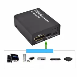 Новый для HDMI ARC адаптер к HDMI + оптический/Toslink аудио конвертер 4 к 1080 P CEC