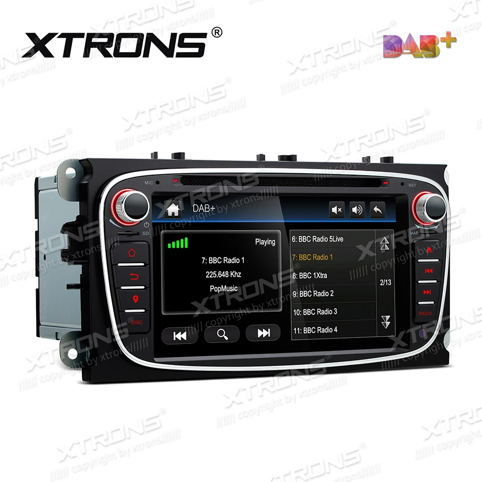 

7" DAB+ Car DVD Player GPS Radio For Ford Mondeo Focus C-Max S-Max Galaxy Kuga Auto 2 Din Bluetooth CANBus FM AM SD RDS Stereo