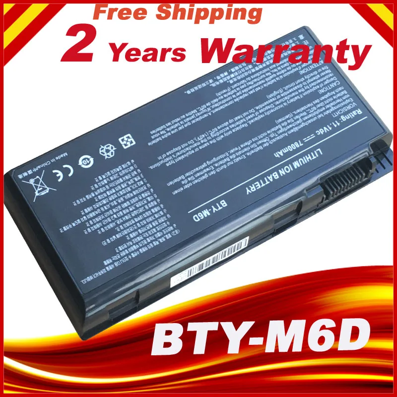 Аккумулятор для ноутбука MSI GT60 GT663 GT680 GX660 GX60 BTY M6D|battery for msi|laptop batteryfor msi |