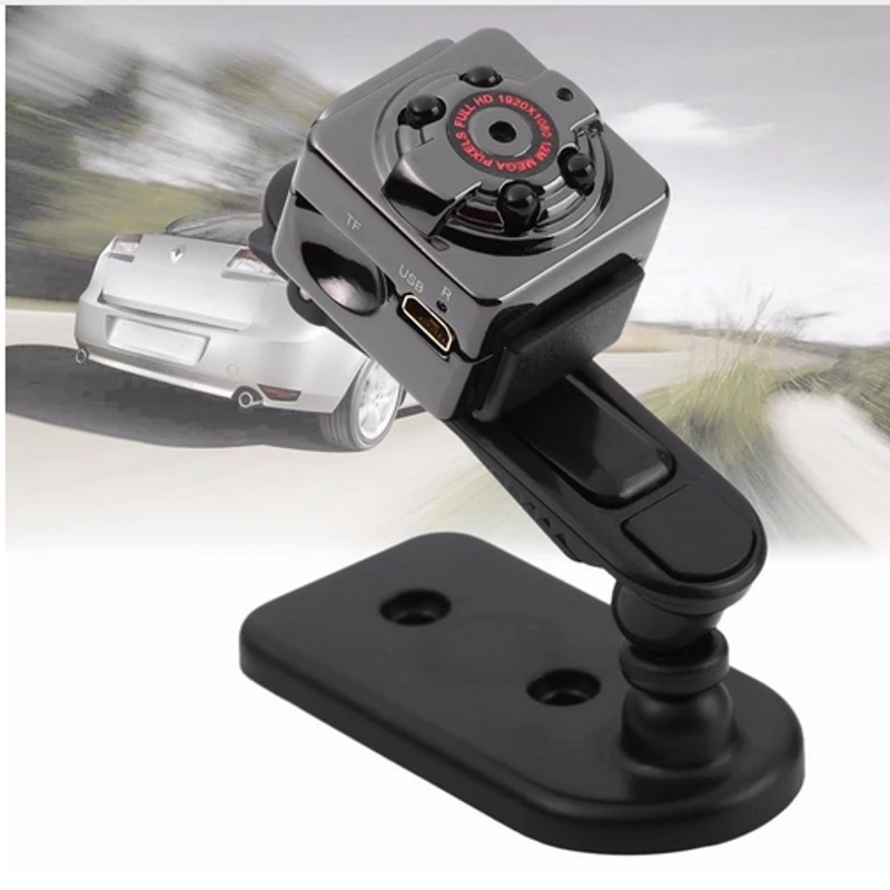 SQ8 Mini DV Camera 1080P Full HD Car Sports IR Night Vision DVR Video Recor 1920 x 1080P support 8