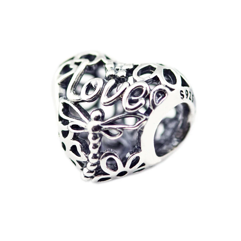 

Fit Pandora Bracelets Diy Promise of Spring Charm 100% 925 Sterling Silver Beads for Jewelry Making Fine Jewelry CKK PF698