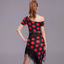 Сексуальное платье для латинских танцев, женское платье для сальсы, Бальное для занятий, костюм для выступлений, комплект для латинских танцев