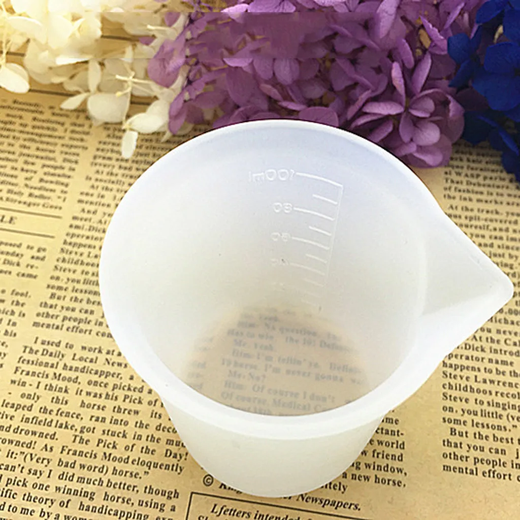 3 шт./партия 100 мл прозрачный пластиковый градуированный мерный стаканчик для выпечки стакан для измерения жидкости кувшин чашка Контейнер# YL1