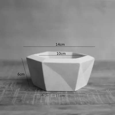 Big Concrete Flower Pot Silicone Mold DIY Ceramic Clay bonsai Container Mould Creative Gardening Lanscape Pot molds