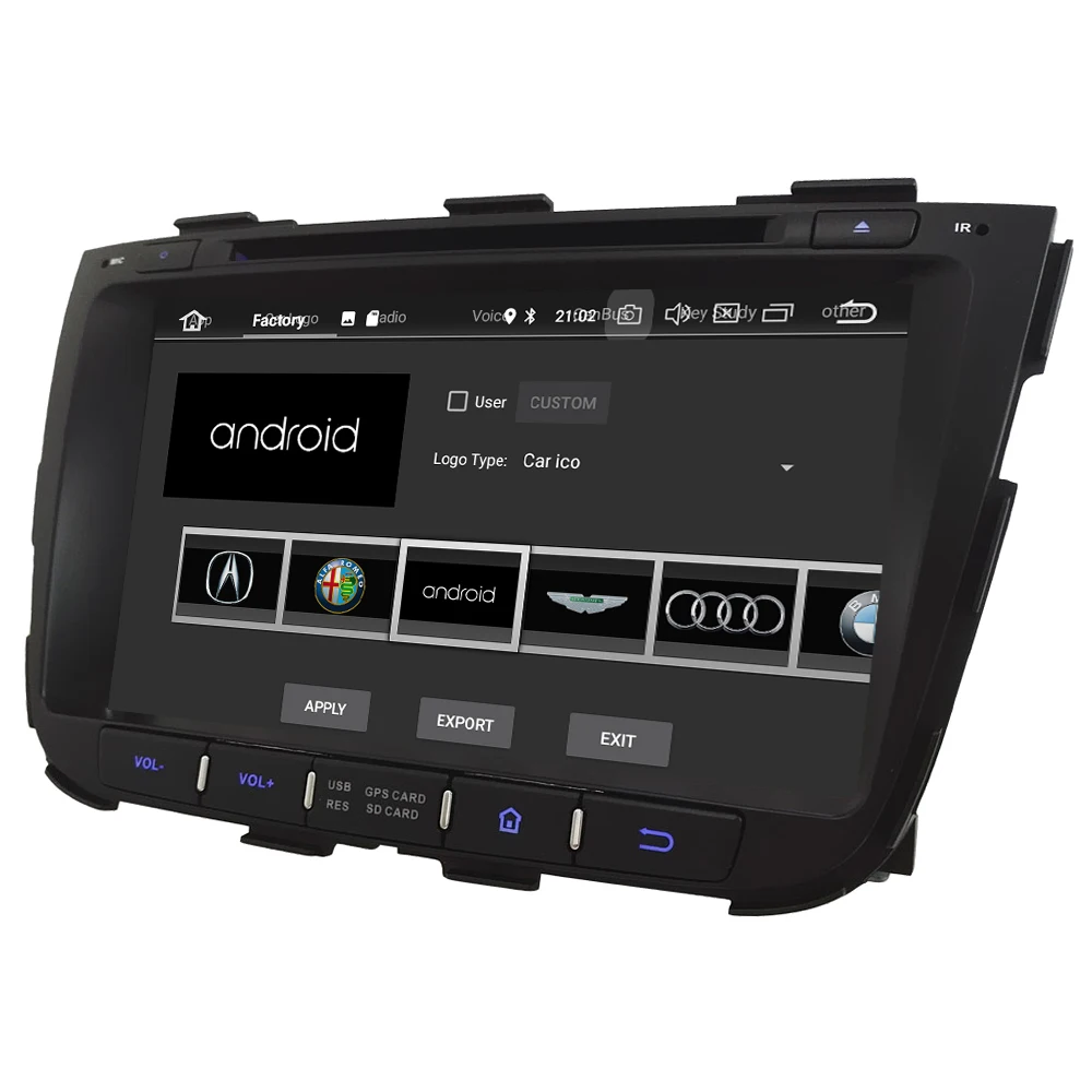 Sale KLYDE 8" 4G WIFI Android 8.0 7.1 Octa Core PX5 4GB RAM 32GB ROM BT Car DVD Multimedia Player Radio GPS For Kia Sorento 2013 2014 2