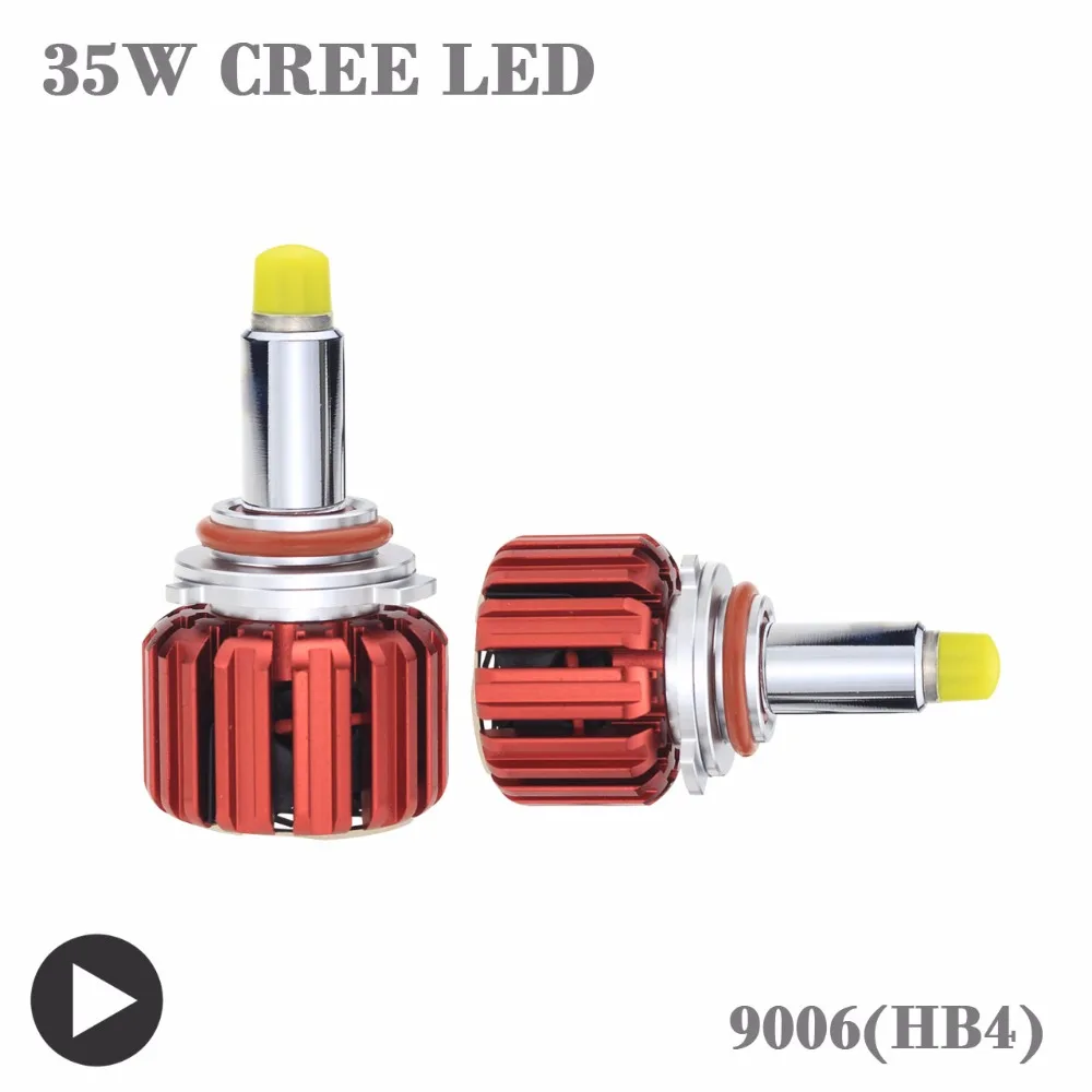 

Auto Light 9006 HB4 Led Headlamp Kit 12V 35W 6000K Cool Spot Lighting 9006 Bulb Led Lamp HB4 360 Diode Headlight Bulbs For Car