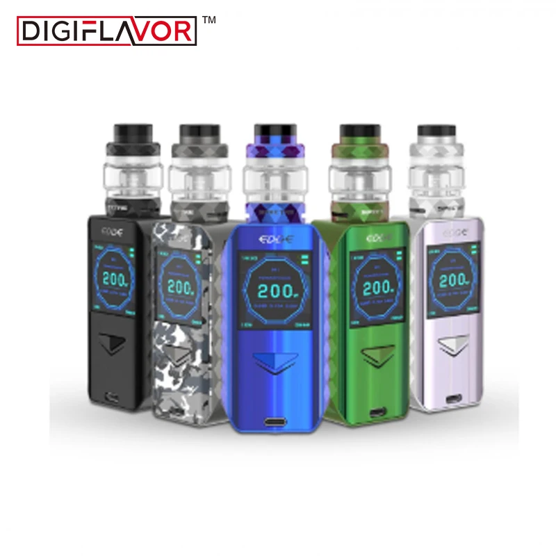 

Original E Cigarette Digiflavor Edge Kit 5.5ml Spectre Sub Ohm Tank Advanced AS Chipset Vape First Fast Wireless Charge Vape