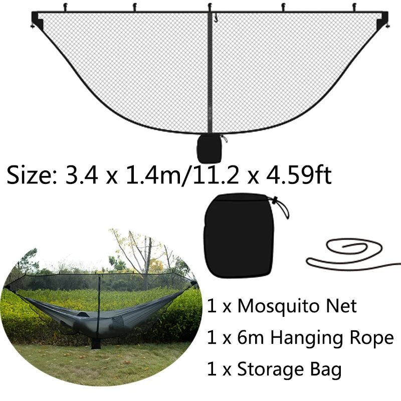 Портативный гамак, садовый гамак для путешествий, кемпинга, качели, холщовая полоса, подвесная кровать, гамак - Цвет: hammock Net