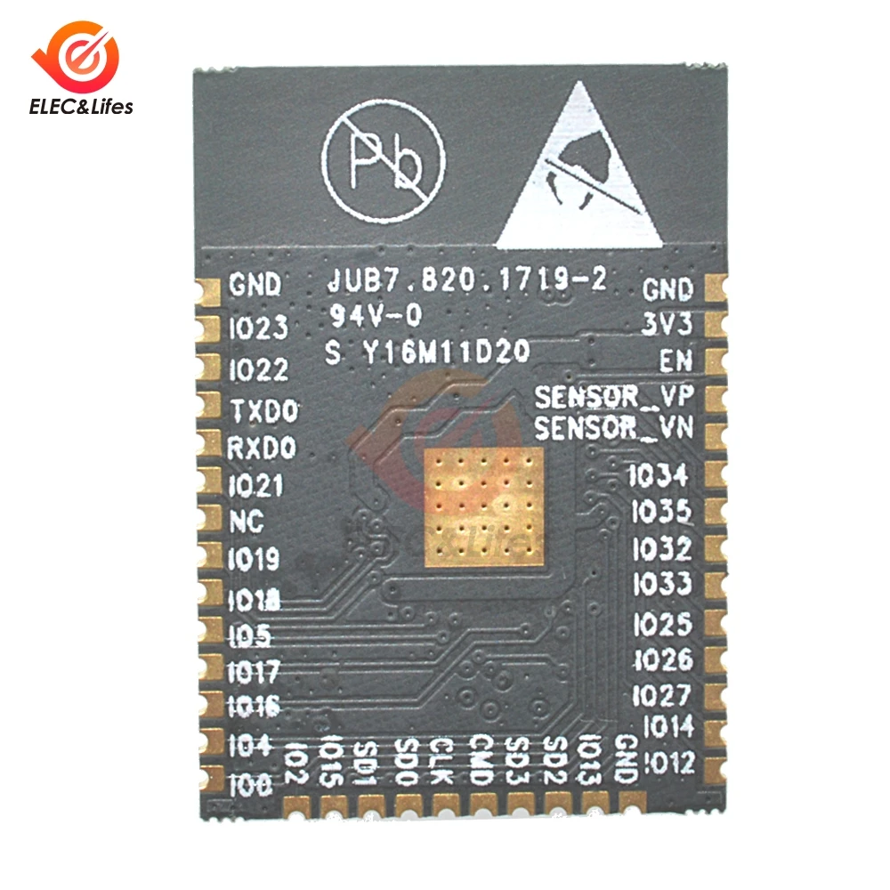 ESP-32 ESP32 ESP-32S Bluetooth модуль беспроводного доступа Wi-Fi, ESP-WROOM-32 240 МГц Dual Core Процессор MCU Беспроводной сети на печатной плате для печатных плат на ESP32S 2,2 V-3,6 V