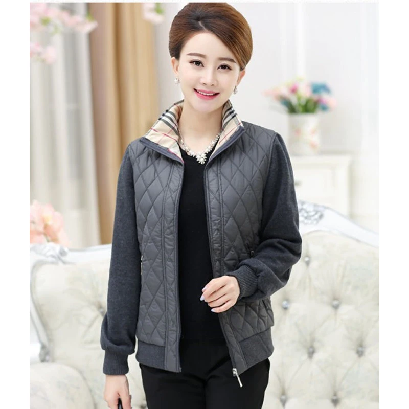 2018 NEW Spring Women Basic Jacket Polyester Female Coat Outerwear Plus Size Ladies Autumn Women