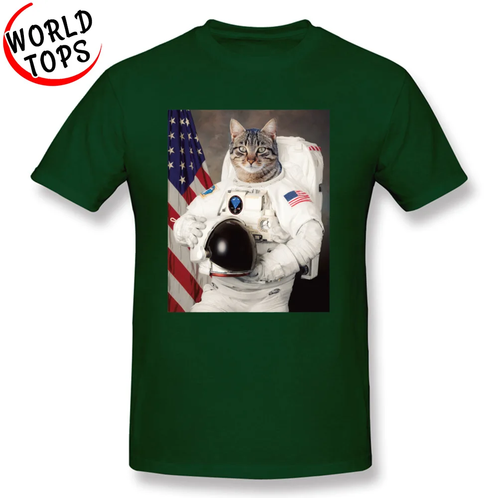 ASTRO CAT 14665 All Cotton Tops T Shirt for Male Hip hop T-shirts Summer Designer O-Neck Tops & Tees Short Sleeve ASTRO CAT 14665 dark
