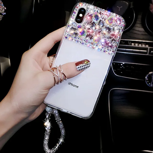 LaMaDiaa для SamsungS7 S8 S9 S10 S11 Plus Lite Note 8 9 10 красочные блестящие стразы Кристалл бриллиант