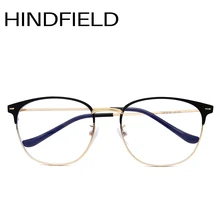 Hindfield компьютерные очки для женщин модная металлическая оправа очки синий светильник очки для игр мужские O393