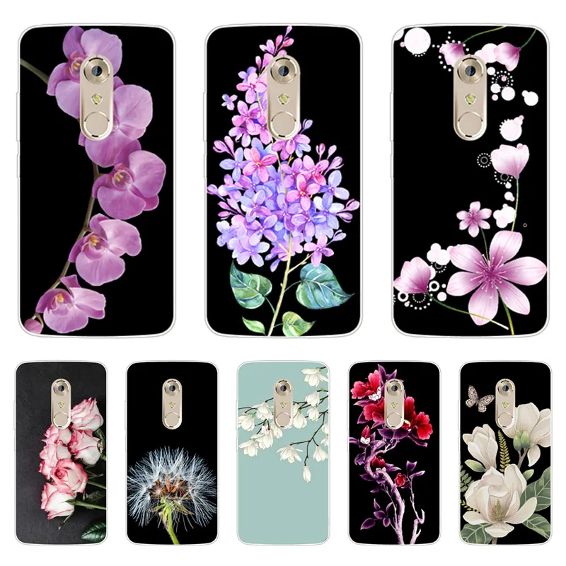 

zte axon 7 mini Case,Silicon Popular flowers Painting Soft TPU Back Cover for zte axon 7 Protect Phone cases shell