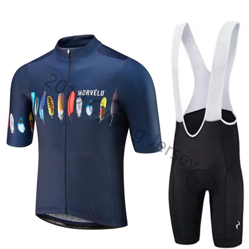 

Morvelo 2019 pro team Men Cycling jersey Short Sleeve Set MTB bike Wear bib shorts Summer Outdoor Sport bicycle cycling clothing