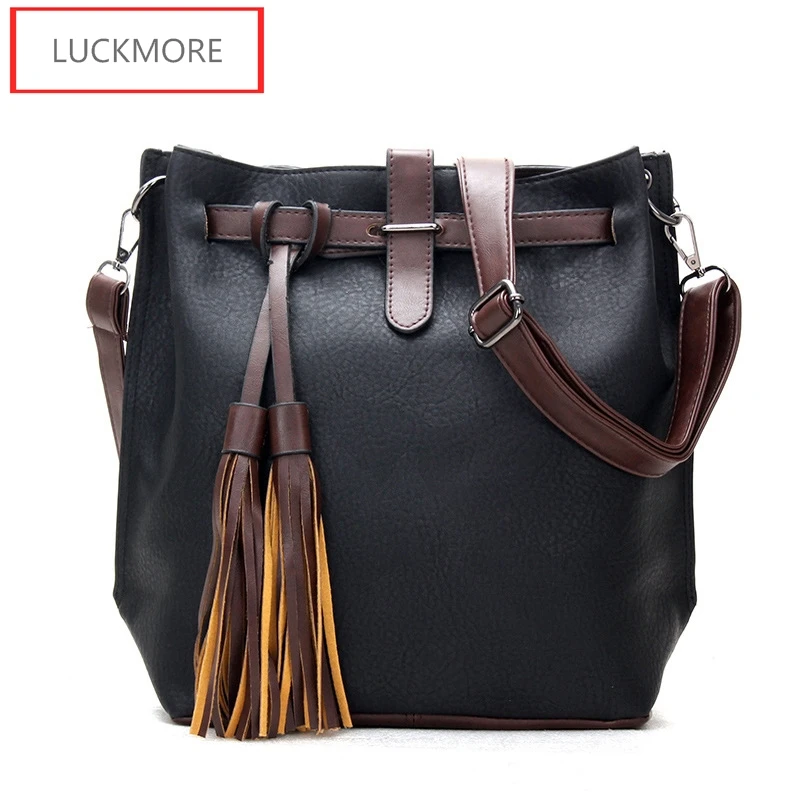 

Hot Sale Tassel Women Bag Leather Handbags Casual Cross Body Shoulder Bags Fashion Messenger Bag Women Handbag Bolsas Femininas