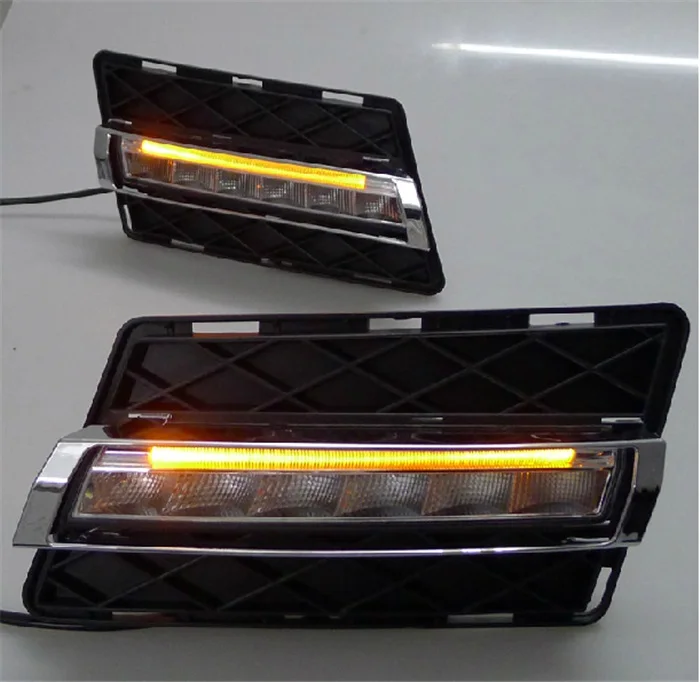 Us 112 94 15 Off Auto Led Tagfahrlicht Fur Mercedes Benz Glk Klasse Glk300 Glk350 Glk500 2008 2009 2010 2011 2012 Led Drl Nebelscheinwerfer