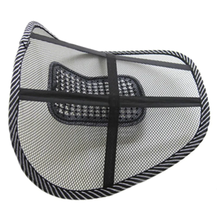 Chair Back Support Massage Cushion Mesh Relief Lumbar Brace - Temu