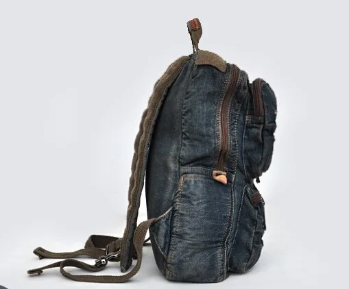 men denim backpack4