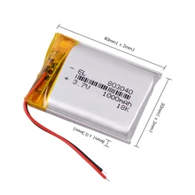 3,7 V 1000mAh 803040 литий-полимерный литий-ионный аккумулятор для MP4 MP5 gps psp мобильных карманных ПК электронных книг bluetooth