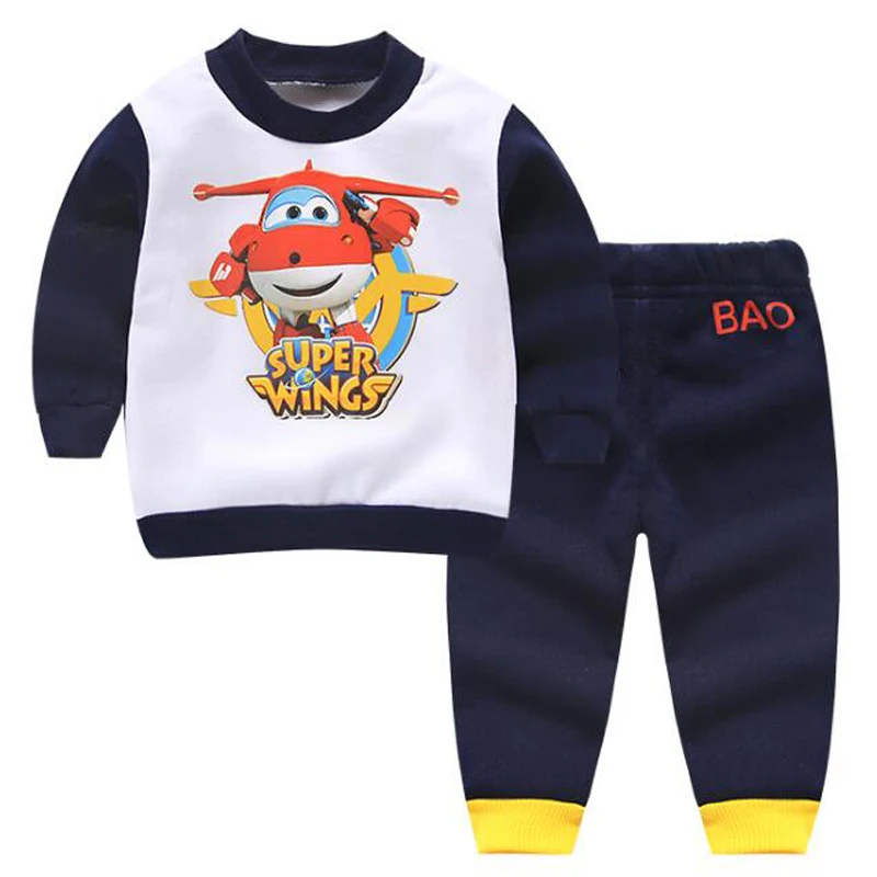 Infant-Girls-Cartoon-Hello-Kitty-Cat-Children-Warm-Woolen-Clothing-Set-Toddler-Kids-Boys-Blouse-Coat
