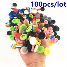 100 шт PS4 Силиконовый колпачок Thumbstick Thumb Stick защитный чехол для джойстика для PS4 Xbox one 360 контроллер PS4 Pro Slim