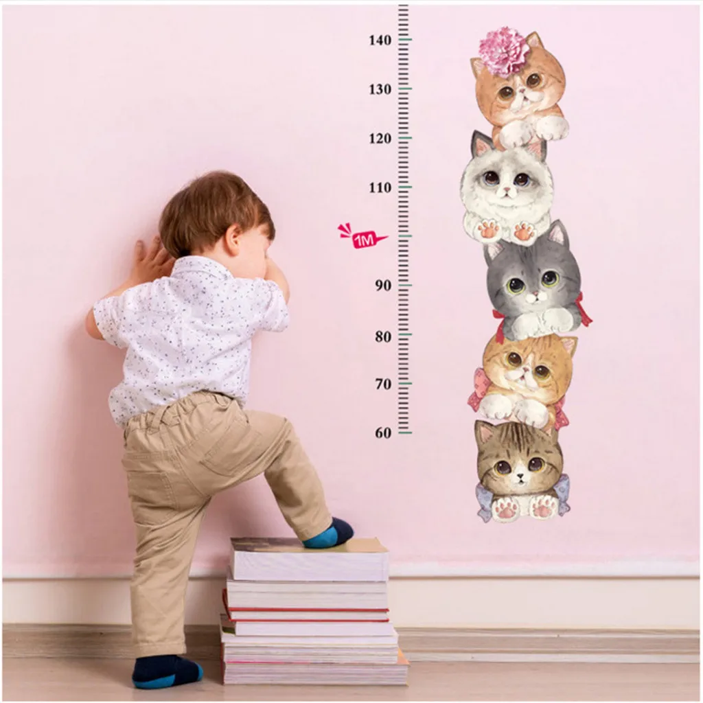 

Cute Cat Theme Family Room Window Wall Mural Decorative Decal Detachable vinilos decorativos para paredes stickers muraux NEW