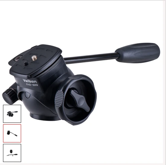 

New Velbon FHD-52Q Fluid Head with QB-4 Quick Release for Video Camera Camcorder