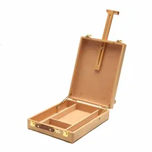 Портативный Миниатюрный стол, который превращается в станковой живописи Четыре регулируемые углы на мольберт для универсальности деревянная картина Deskto