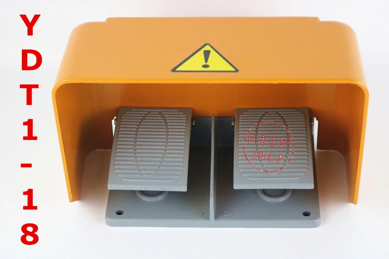 

YDT1-18 Foot Switch Pedal Foot Control Switch 380V 10A double pedal use for bending machine punch