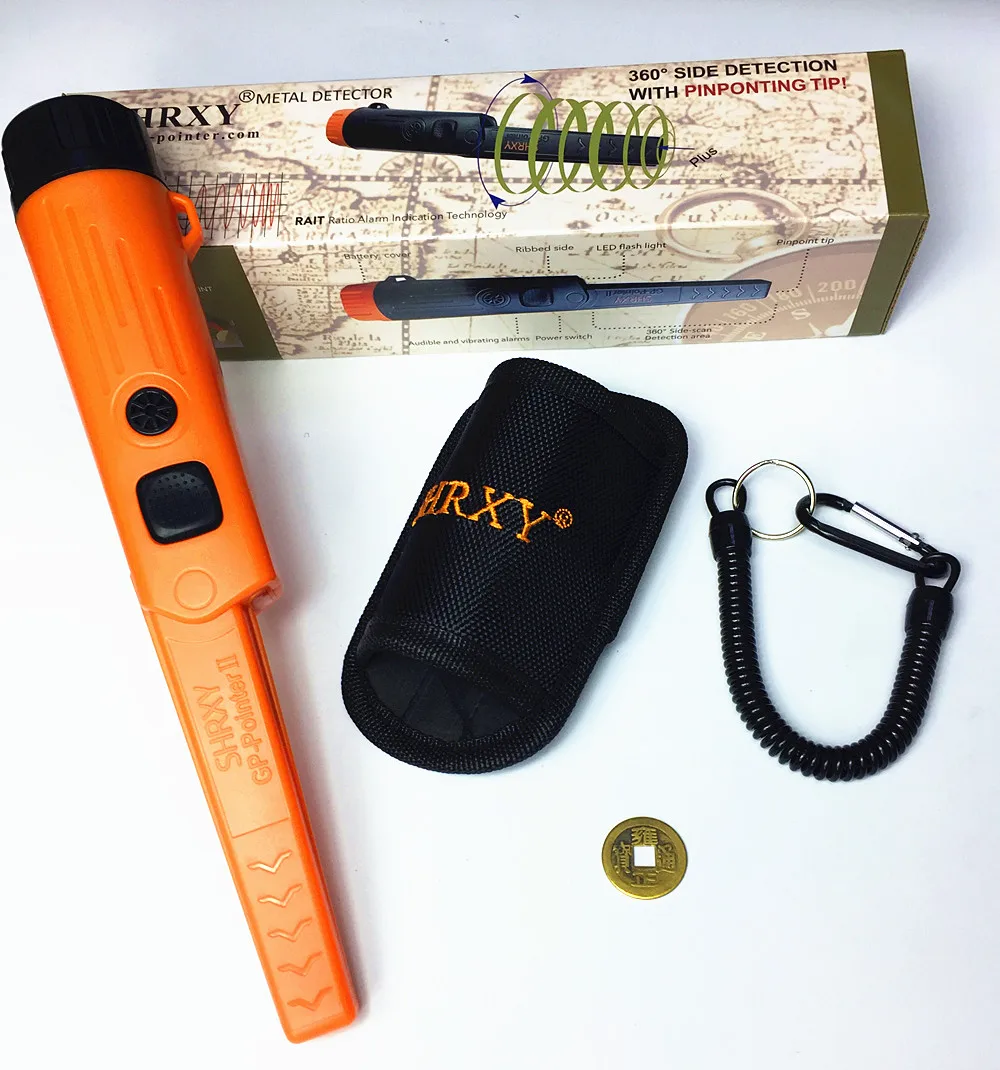 2018 upgrade Sensitive Metal Detector pointer Pro Pinpointing GP-pointerII waterproof Hand Held Metal Detector with Bracelet