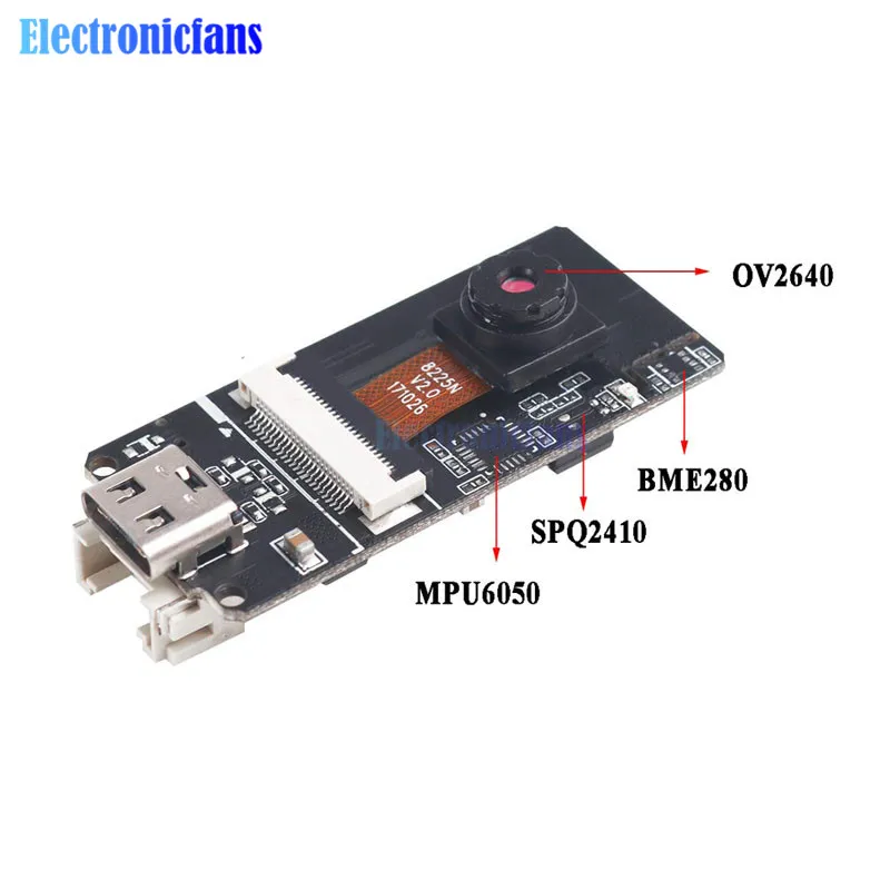 ESP32 wifi модуль камеры ESP32-CAM OV2640 2MP Тип C CP2104 USB ttl макетная плата 3D wifi антенна для Arduino 3B/3B+/2B/B