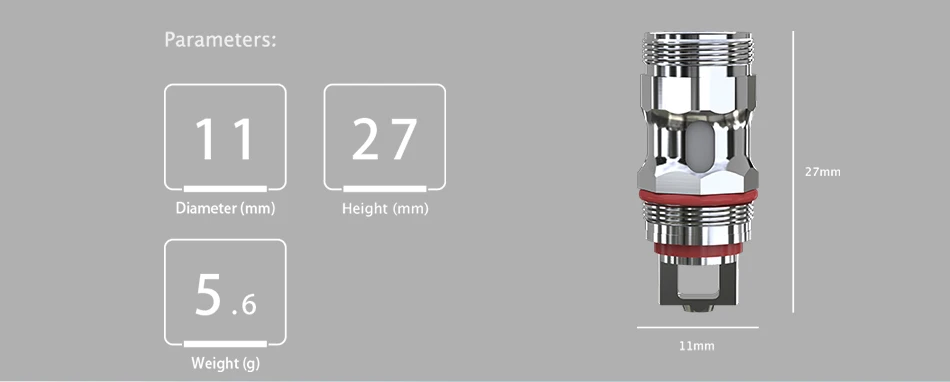 5/10 шт. оригинальный Eleaf EC голова 0.3ом/0.5ом катушка для iJust 2/iJust S/Melo 3 катушки iJust2 EC голова электронная сигарета