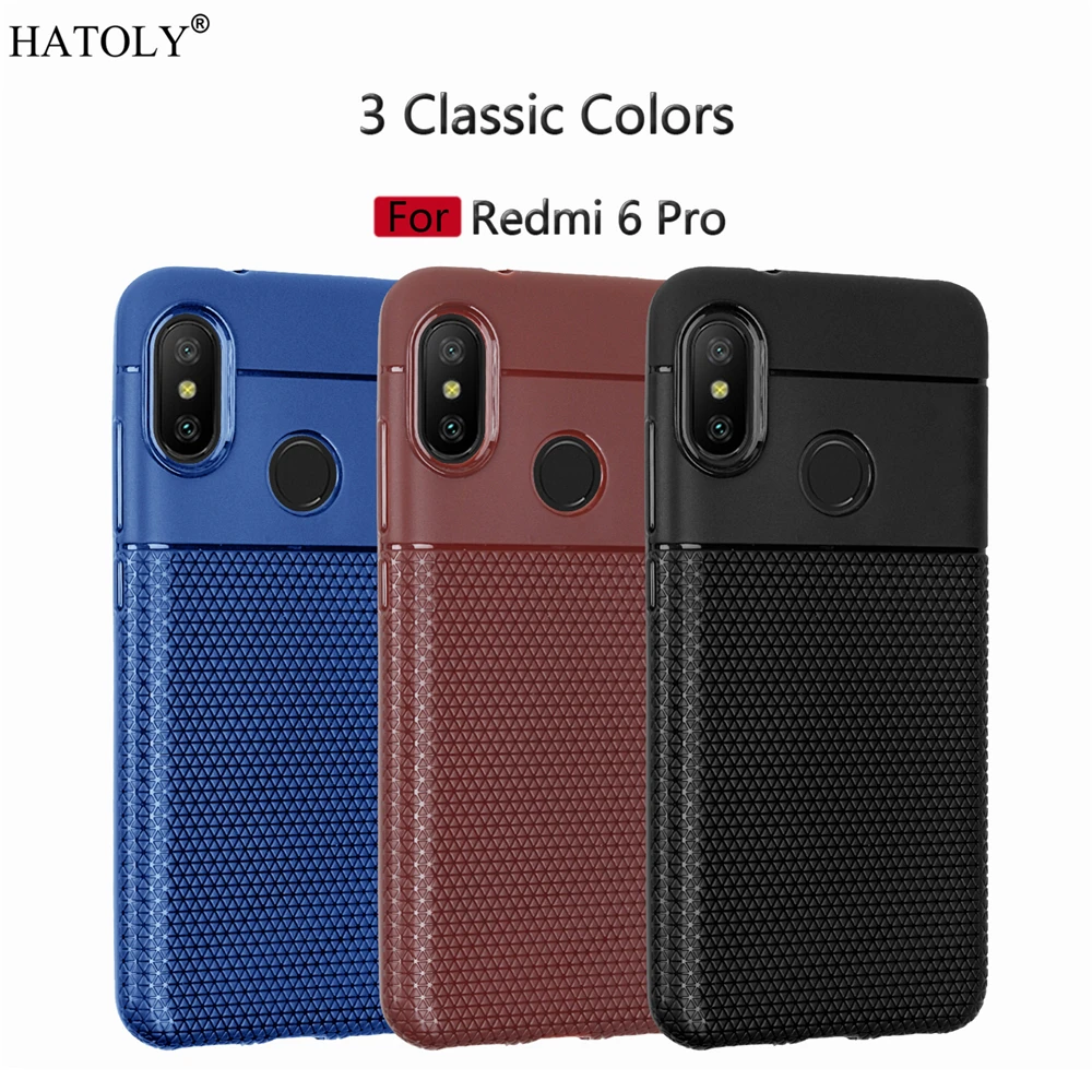 

Cover Xiaomi Redmi 6 Pro Case Cover For Xiaomi Redmi 6 Pro Soft Rubber Silicone Shell Bumper Phone Case for Xiaomi Redmi 6 Pro