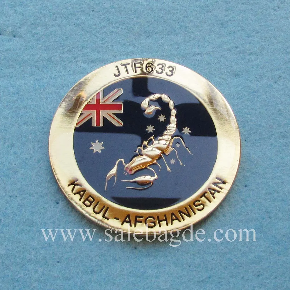 

Custom Scorpion England Commemorative Coin 70MM