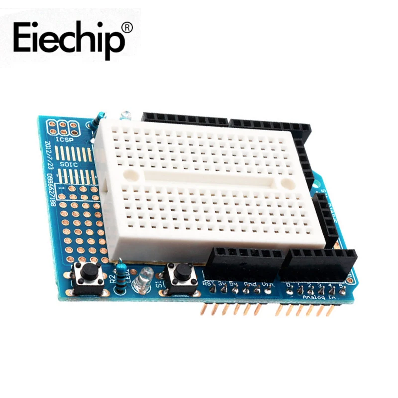 

Smart Electronics For Arduino UNO Proto diy kit Shield prototype expansion board with SYB-170 mini breadboard based ProtoShield