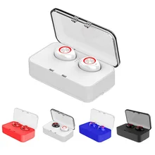 Портативные Bluetooth беспроводные наушники бас стерео наушники для спортивного бега для samsung Xiaomi iPhone sony huawei+ зарядная коробка