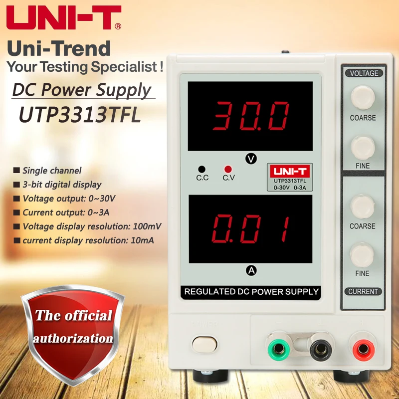 

UNI-T UTP3313TFL single-channel linear DC power supply 0 to 30V / 0 to 3A