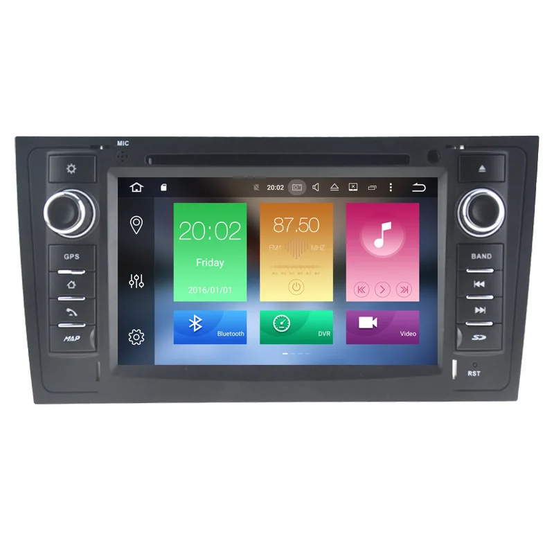 Flash Deal Eight Core Android 8.0 4G RAM 32G ROM 1024*600 Car DVD Player For Audi A6 1997-2004 GPS Car DVR OBD 2 DVR 3G 4G WiFi Radio 0