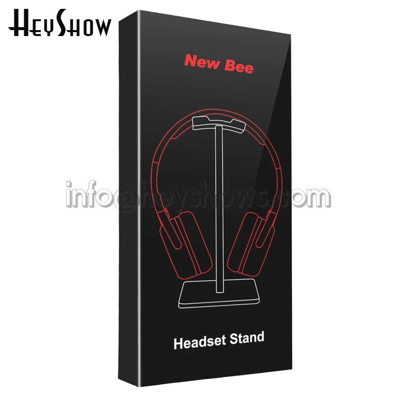 Fashion Detachable New Bee Classic Headphone Bracket Trestle Aluminum Alloy Headset Display Stand Earphone Holder Support Device
