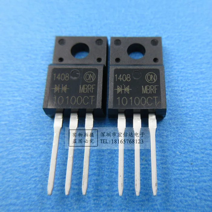 Livraison gratuite MBRF10100CT 10100 Schottky diode 10A100V TO220 ...