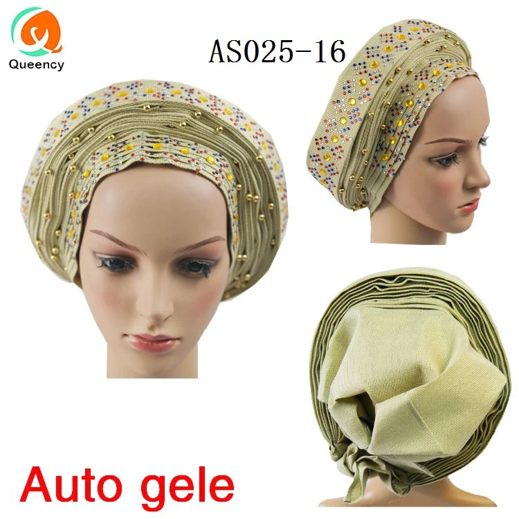 Африканский уже сделанный Aso oke головной убор авто желе для свадьбы и вечеринки
