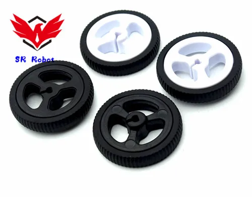 

10pcs 3PI MiniQ Wheel For N20 DC Gear Motor Rubber Wheel Diameter 34mm Code Disk 34*7 DIY RC Toy Remote Control Car Chassis Part