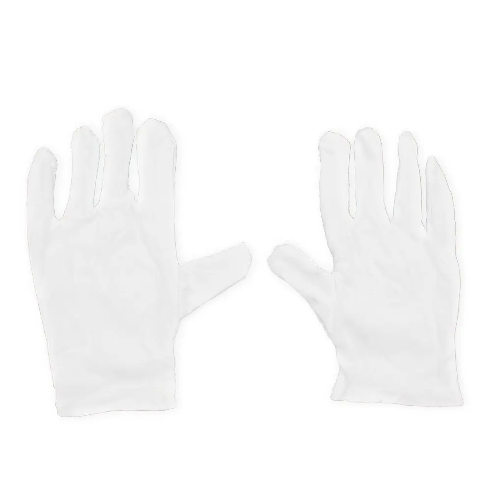 8 Pack Musical Instrument White Performance Gloves for Saxophone
