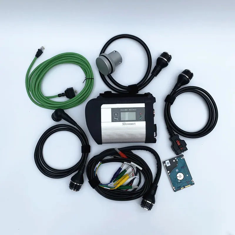  Wifi MB Star C4 con 5 Cables SDconnect diagnóstico multiplexor con software v2019.07 hdd soporte co