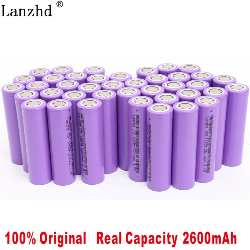 

40pcs/lot 2019 NEW 100% Original 3.7V 2600mAh For Samsung 26F Rechargeable 18650 Li-ion Battery Real Capacity ICR18650 Batteries