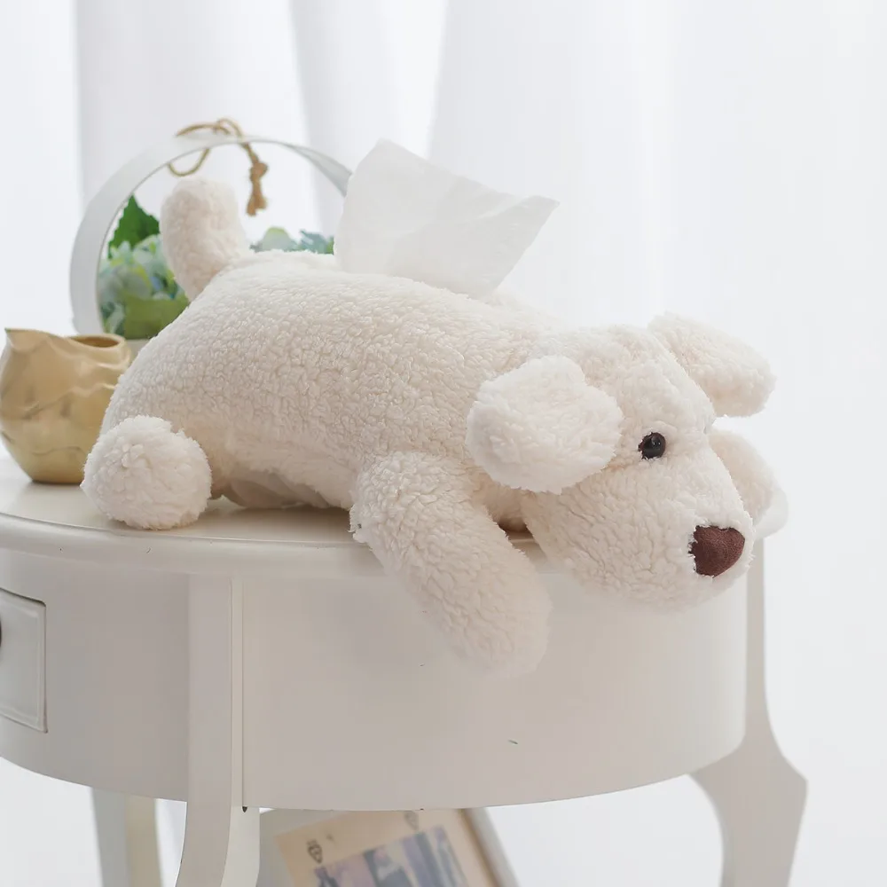 Miaoowa 1pc 40cm Cartoon Plush Teddy Dog Toy Cute Car Tissue Box Stuffed Animal Dog Paper Sleeve Roll Home Office Decor Gift Miaoowa 1pc 40cm Cartoon Plush Teddy Dog Toy Cute Car Tissue Box Stuffed Animal Dog Paper Sleeve Roll Home Office Decor Gift