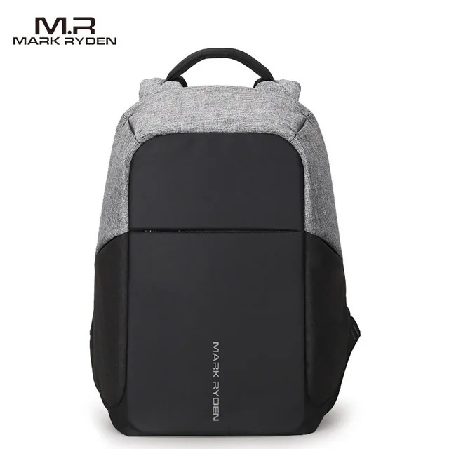 Mark Ryden, многофункциональные мужские рюкзаки с usb зарядкой, 15 дюймов, для ноутбука, для подростка, модный мужской рюкзак для путешествий Mochila, анти вор - Цвет: Contrast Color