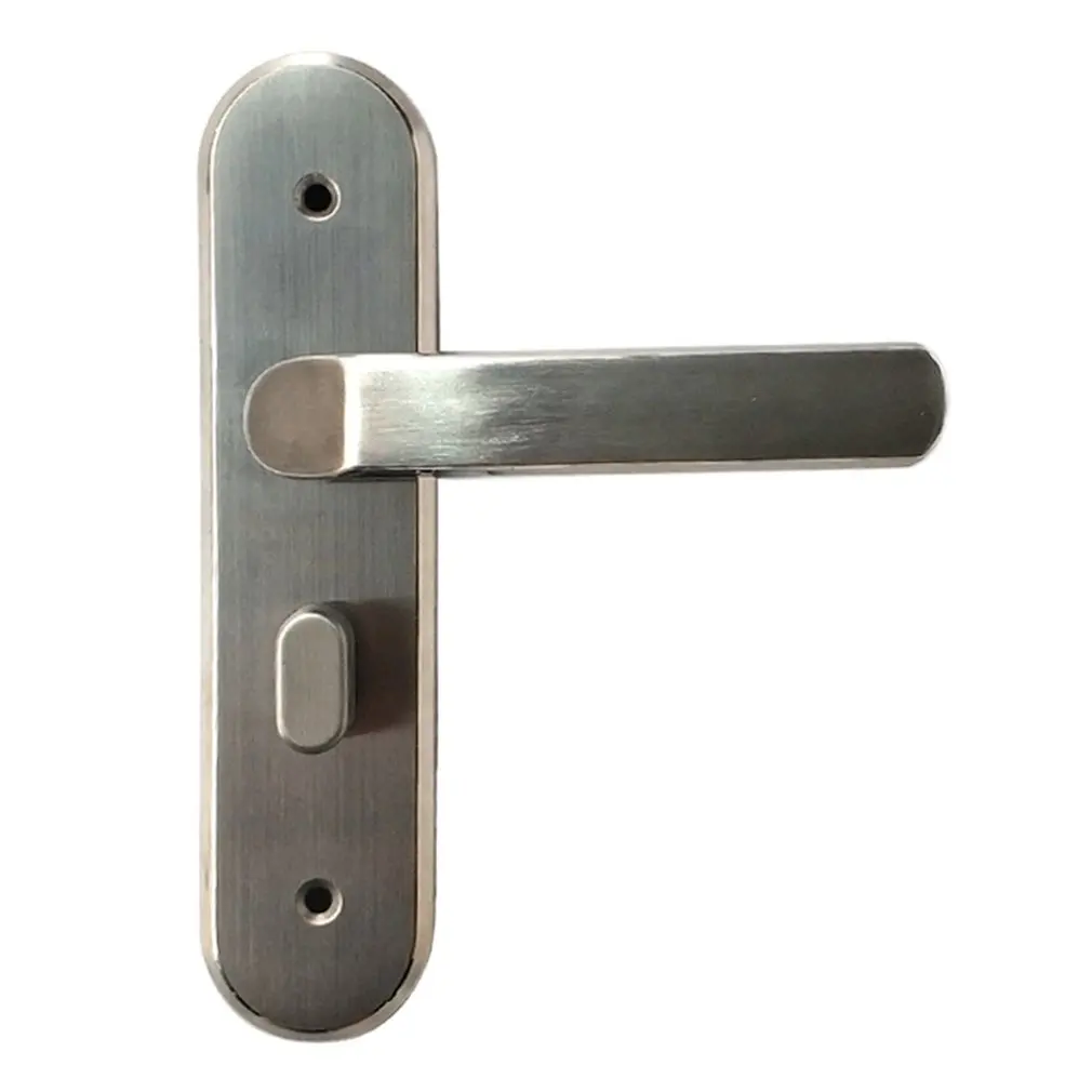 

Copper handle Lock Core Copper Key Reversed Double Tongue Lock Indoor Door Stainless Steel Material Simple Handle Lock